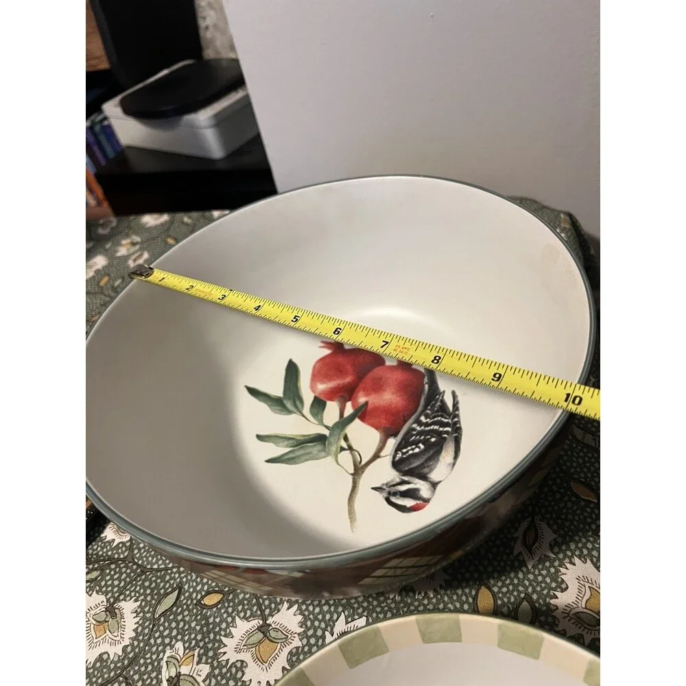 Lenox Winter Greetings Everyday Tartan Bowl, Excellent Shape, No chips